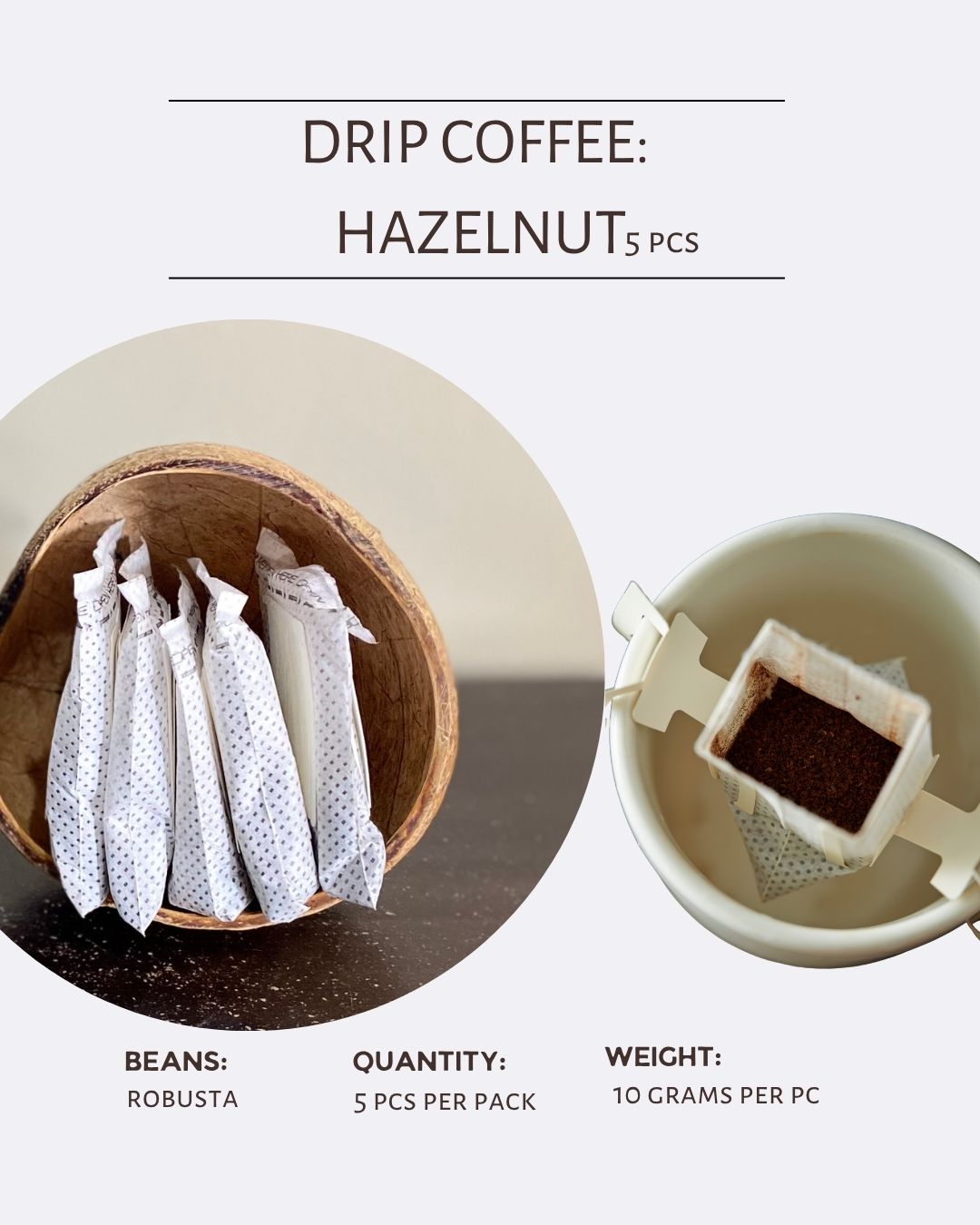 Drip Coffee pack of 5_robusta Beans _ @sijopcapital